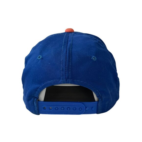 Vntg New York Mets MLB Twill Snapback Hat Blue & Orange Athleisure - Picture 3 of 8